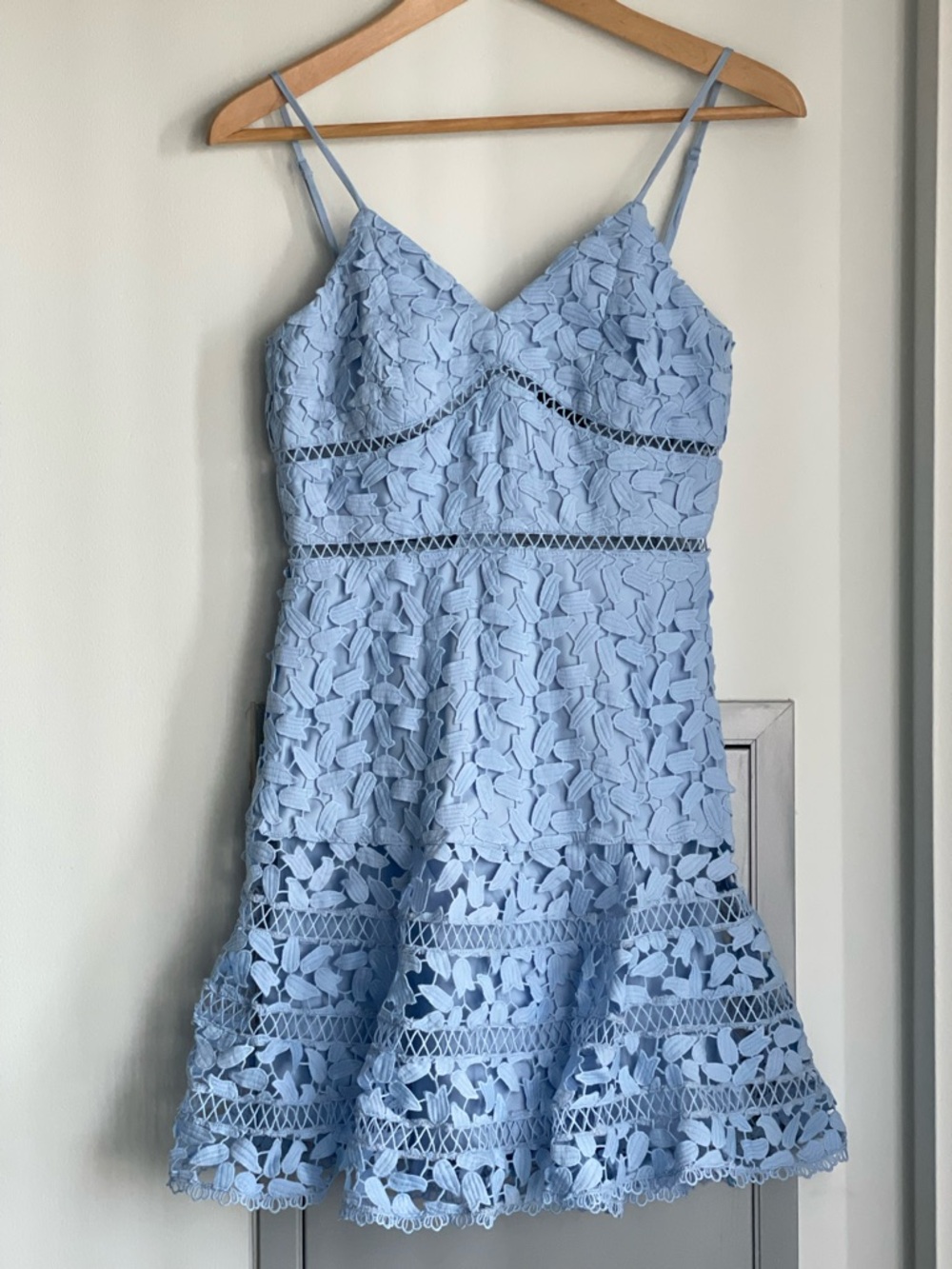 BARDOT Agnes Tiered Lace Dress